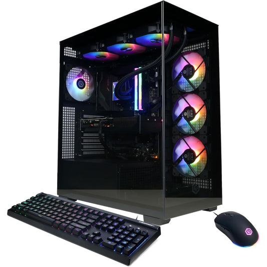 CyberPowerPC Gamer Xtreme VR Gaming PC, Intel Core i9-14900KF 3.2GHz, GeForce RTX 5070 12GB, 32GB DDR5, 2TB PCIe 4.0 SSD, WiFi Ready & Windows 11 Home (GXiVR8080A39) - plus-checkouts