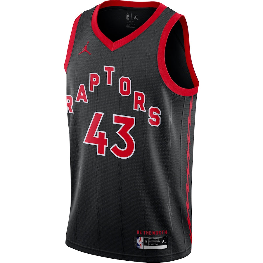 Pascal Siakam Toronto Raptors Jordan Brand 2020/21 Swingman - Jersey - Black - Statement Edition