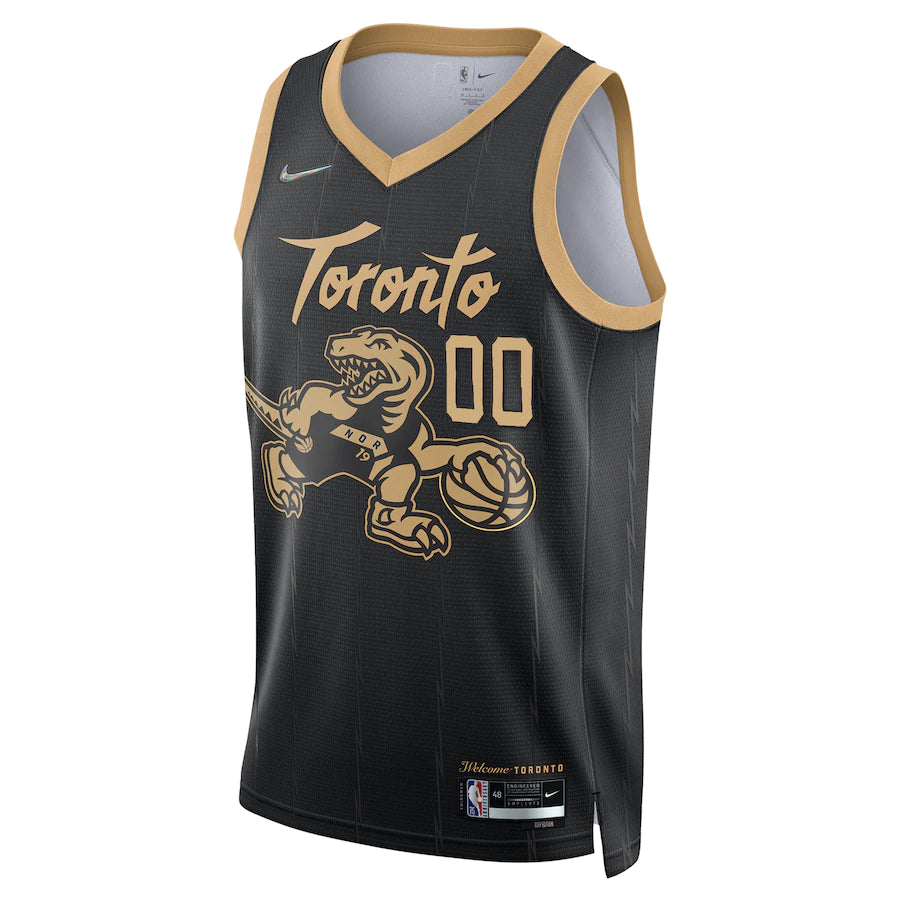 Toronto Raptors Nike 2021/22 - Swingman Custom Jersey - City Edition - Black