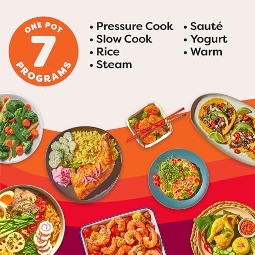 Instant Pot Duo 7-in-1 Electric Pressure Cooker, Slow Cooker, Rice, Steamer, Sauté, Yogurt Maker, Warmer &amp; Sterilizer, Includes App With Over 800 Recipes, Stainless Steel, 6 Quart