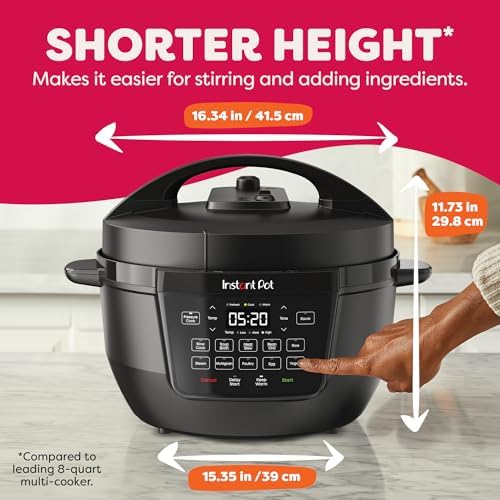 Instant Pot Duo 7-in-1 Electric Pressure Cooker, Slow Cooker, Rice, Steamer, Sauté, Yogurt Maker, Warmer &amp; Sterilizer, Includes App With Over 800 Recipes, Stainless Steel, 6 Quart