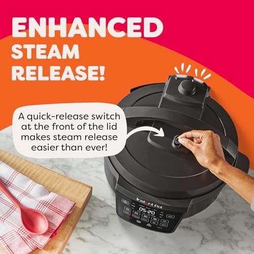 Instant Pot Duo 7-in-1 Electric Pressure Cooker, Slow Cooker, Rice, Steamer, Sauté, Yogurt Maker, Warmer &amp; Sterilizer, Includes App With Over 800 Recipes, Stainless Steel, 6 Quart