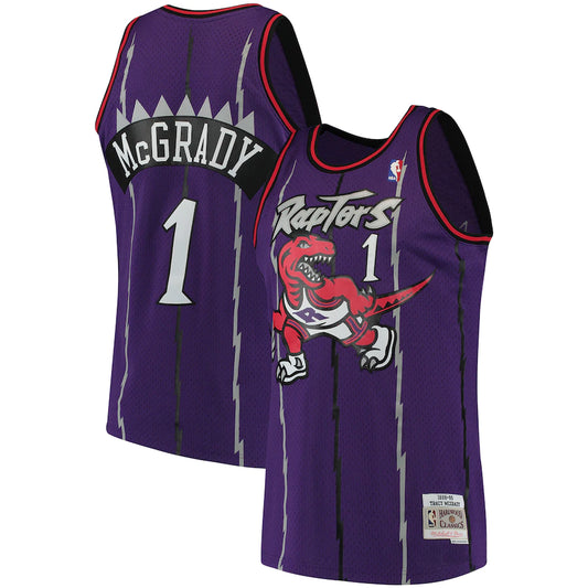 Tracy McGrady Toronto Raptors Mitchell & Ness 1998-99 Hardwood Classics - Swingman Jersey - Purple